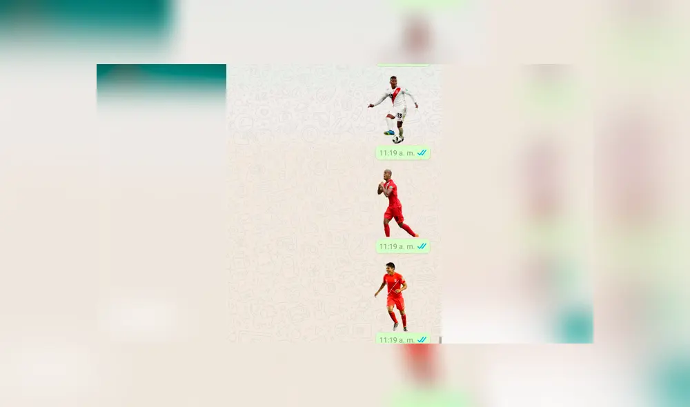 Vía WhatsApp: conoce cómo obtener los stickers de la selección peruana que causa furor en los hinchas [FOTOS]