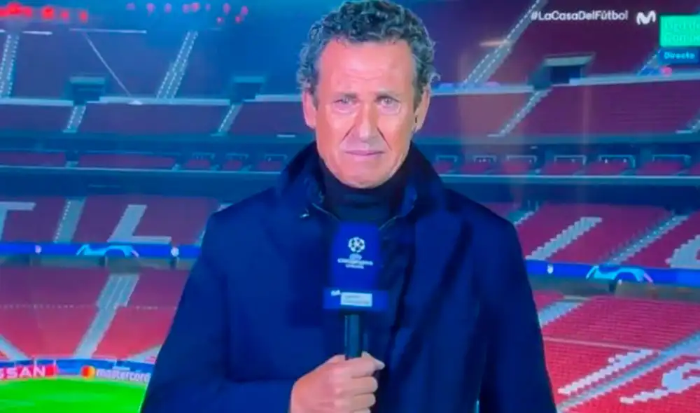 Diego Armando Maradona y Jorge Valdano fueron campeones del mundo en México 86. Foto: captura Movistar. Diego Armando Maradona y Jorge Valdano fueron campeones del mundo en México 86. Foto: captura Movistar.