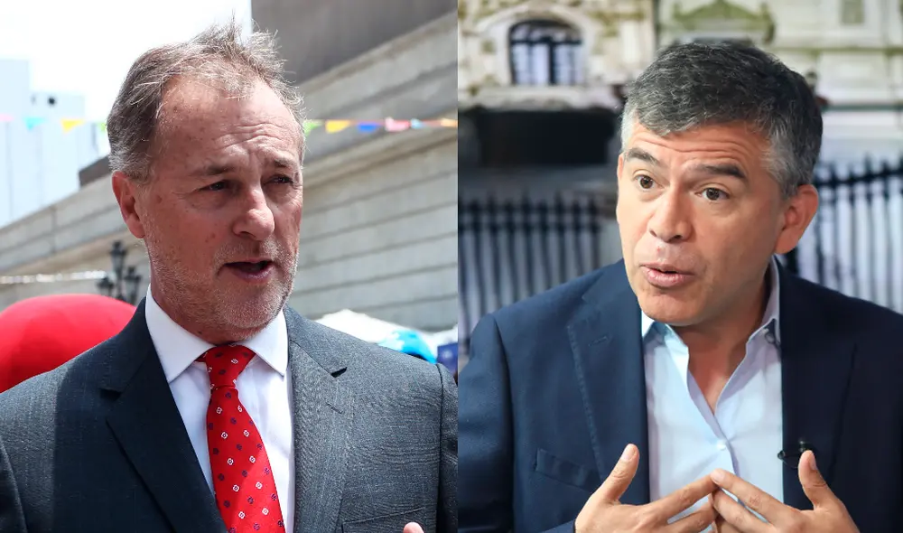 Jorge Muñoz considera que Julio Guzmán no actuó de manera transparente al huir del departamento que se incendiaba. Composición: La República. Jorge Muñoz considera que Julio Guzmán no actuó de manera transparente al huir del departamento que se incendiaba. Composición: La República.