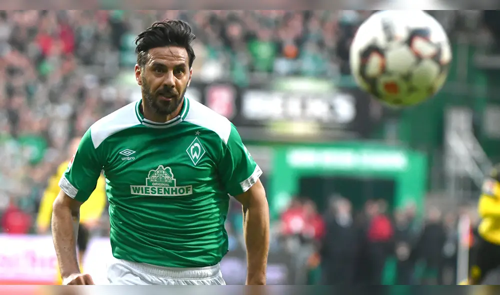 Werder Bremen vs Colonia por la Bundesliga: despedida de Claudio Pizarro. Foto: AFP