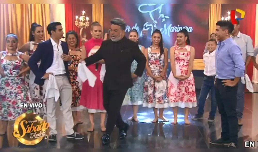 Andrés Hurtado baila marinera con lujosos zapatos Dolce Gabbana