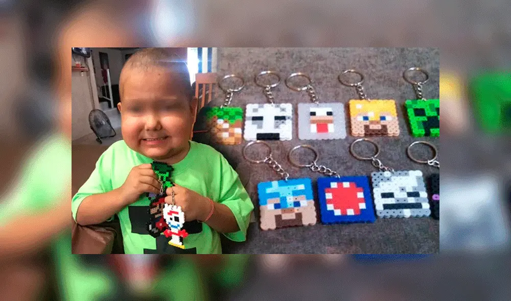 Niño elabora y vende llaveros para pagar su tratamiento de cáncer Niño elabora y vende llaveros para pagar su tratamiento de cáncer