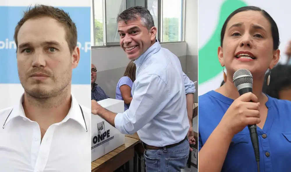 Según Ipsos, Forsyth encabeza con 16%, seguido de Guzmán (7%) y Mendoza (6%). Foto: composición LR Según Ipsos, Forsyth encabeza con 16%, seguido de Guzmán (7%) y Mendoza (6%). Foto: composición LR