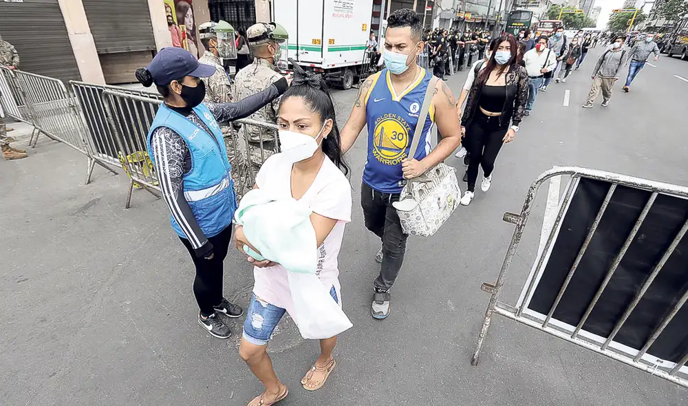 Peligroso. Se prohibió el ingreso de adultos con bebés. Foto: difusión Peligroso. Se prohibió el ingreso de adultos con bebés. Foto: difusión