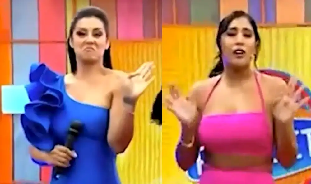 Karla Tarazona le dijo a Melissa Paredes que Anthony Aranda no le agrada. Foto: composición LR/ captura de Panamericana TV