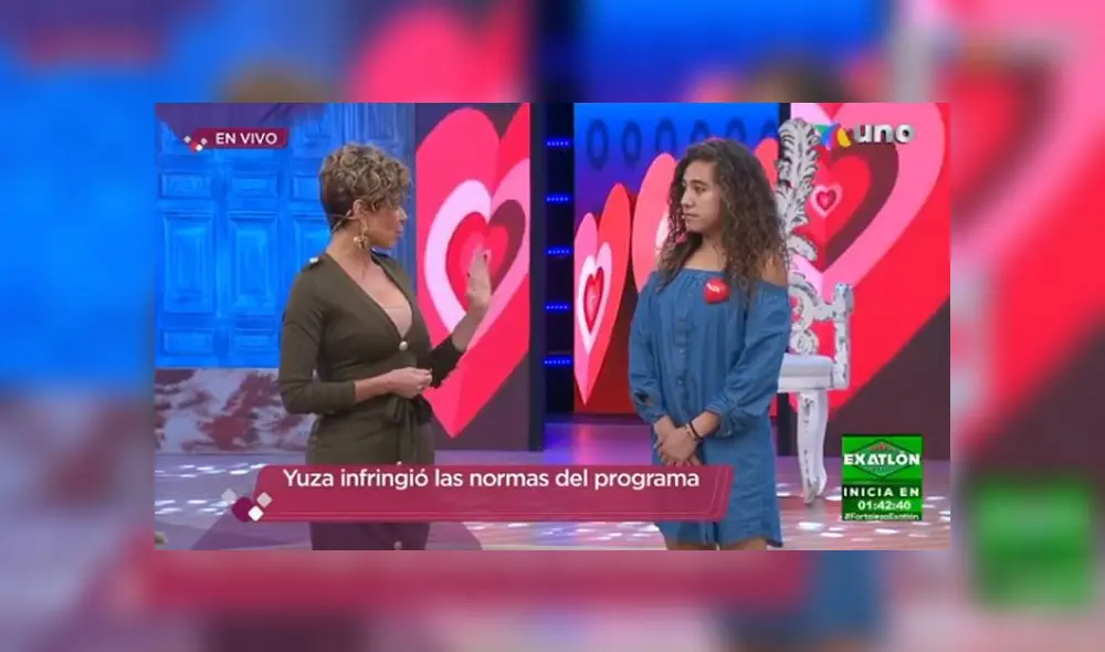 La presentadora informó que la participante incurrió en una falta penada por la producción de este show de TV Azteca.