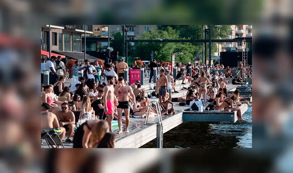 En Suecia no han decretado el uso obligatorio de las mascarillas. Foto: AFP
