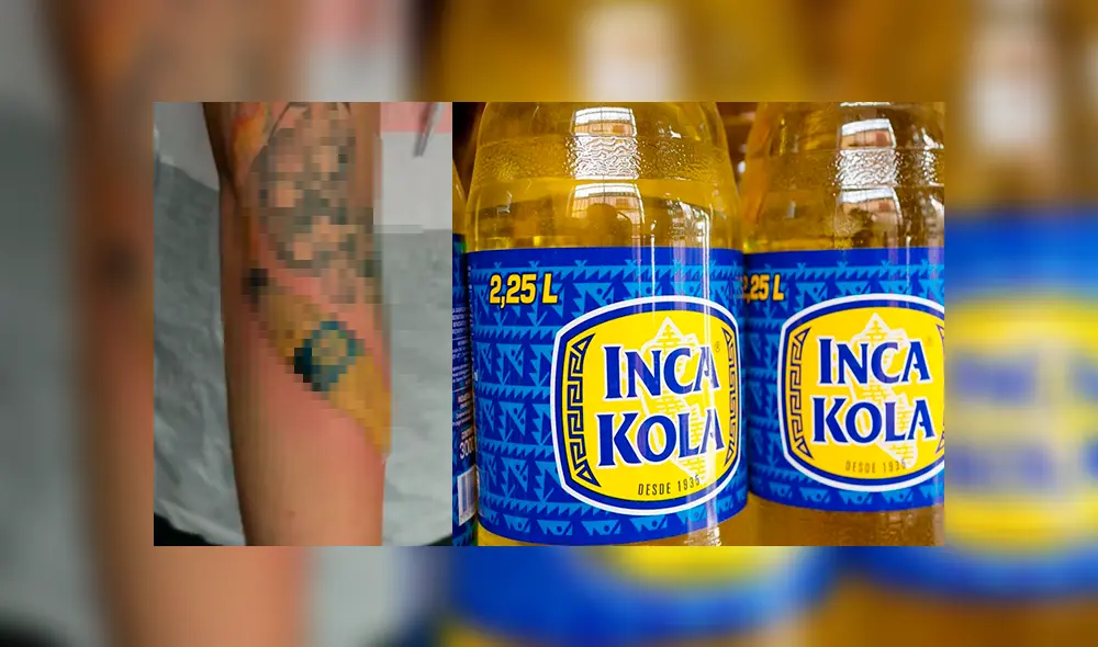 Facebook viral: peruano se hace tatuaje ‘ultra realista’ de ‘Inka Kola’ y resultado sorprende a miles