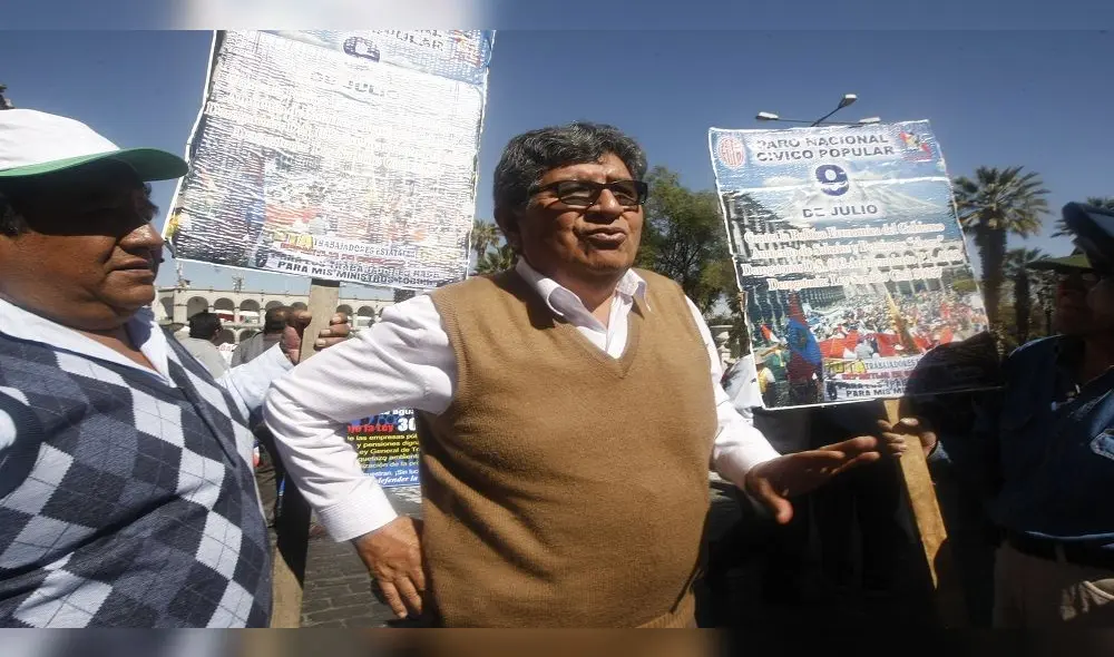 Arequipa: Secretario de Patria Roja dice que Cáceres Llica tiene militantes de Sendero Luminoso entre sus adeptos [AUDIO]