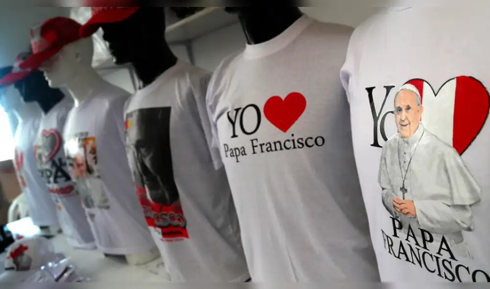 Papa Francisco en Perú: Dos millones de polos se venderán en Gamarra