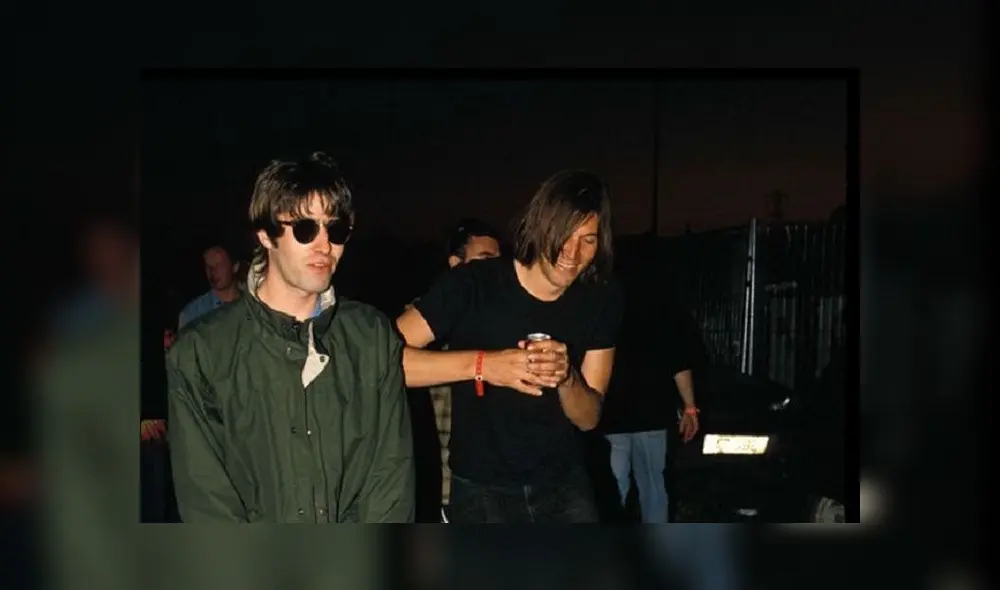 Liam Gallagher durante el Glastonbury. (Foto: Pinterest)