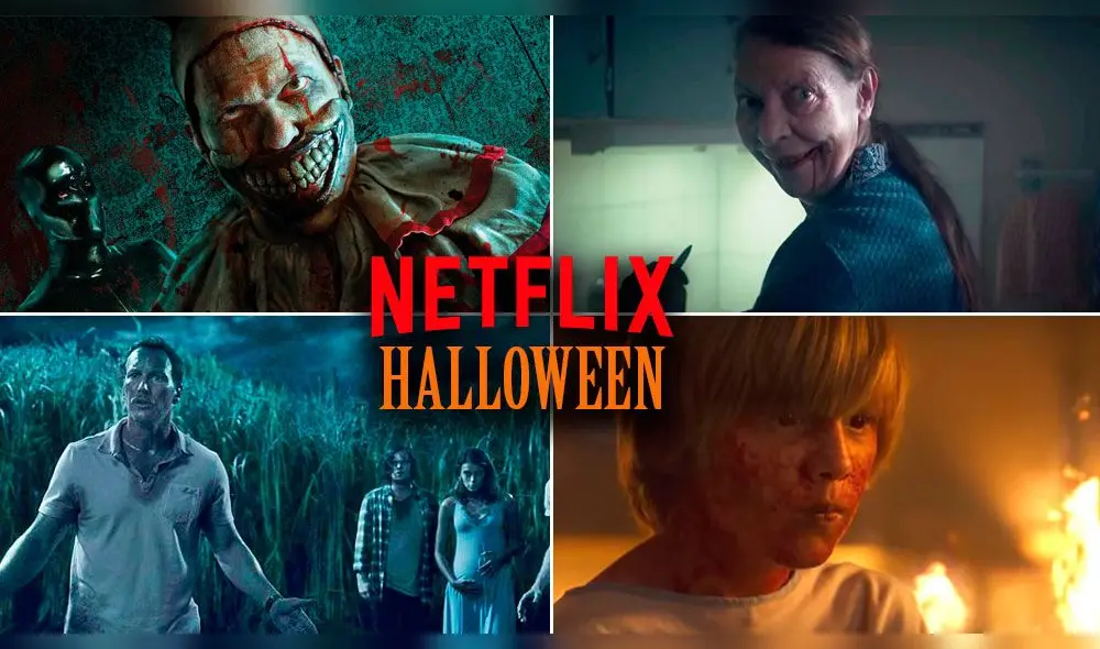 Lista de series y películas para Halloween en Netflix. Créditos: Composición Lista de series y películas para Halloween en Netflix. Créditos: Composición