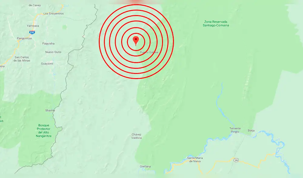 Sismo de 4,2 grados se sintió esta madrugada en Amazonas