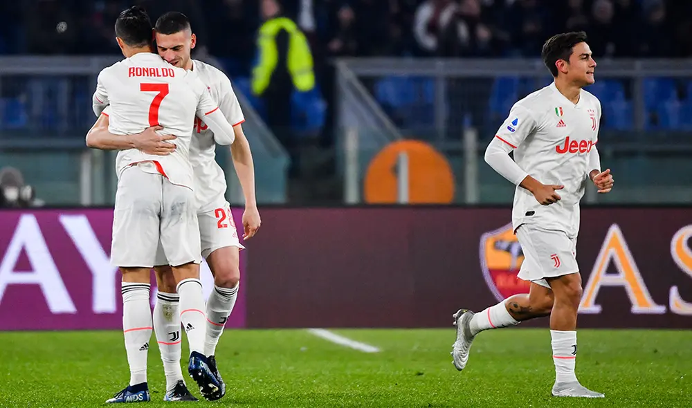 Cristiano Ronaldo marcó el segundo gol del partido entre Juventus y Roma por la jornada 19 de la Serie A de Italia. | Foto: AFP Cristiano Ronaldo marcó el segundo gol del partido entre Juventus y Roma por la jornada 19 de la Serie A de Italia. | Foto: AFP