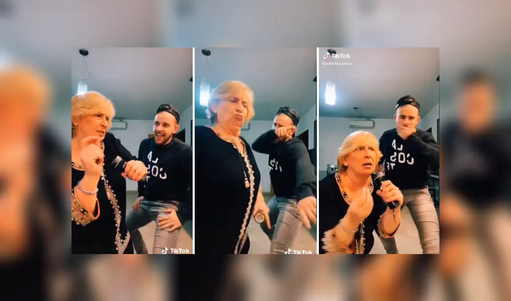 Desliza a la izquierda para ver más de esta divertida coreografía que realizaron esta mamá junto a su hijo. (Foto: captura)