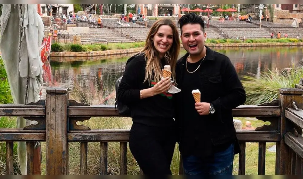 Cassandra Sánchez de Lamadrid y Deyvis Orosco  Foto: Instagram