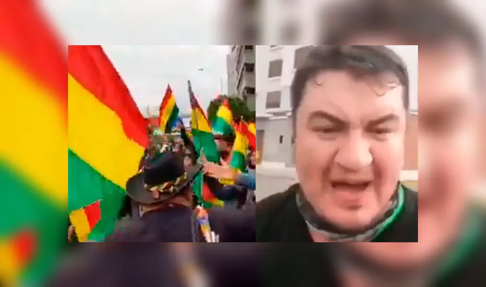 Manifestantes en Bolivia Manifestantes en Bolivia