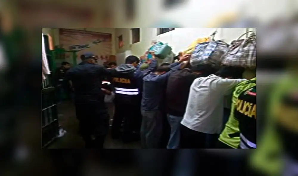 Incautan celulares y droga en penal de Cajamarca