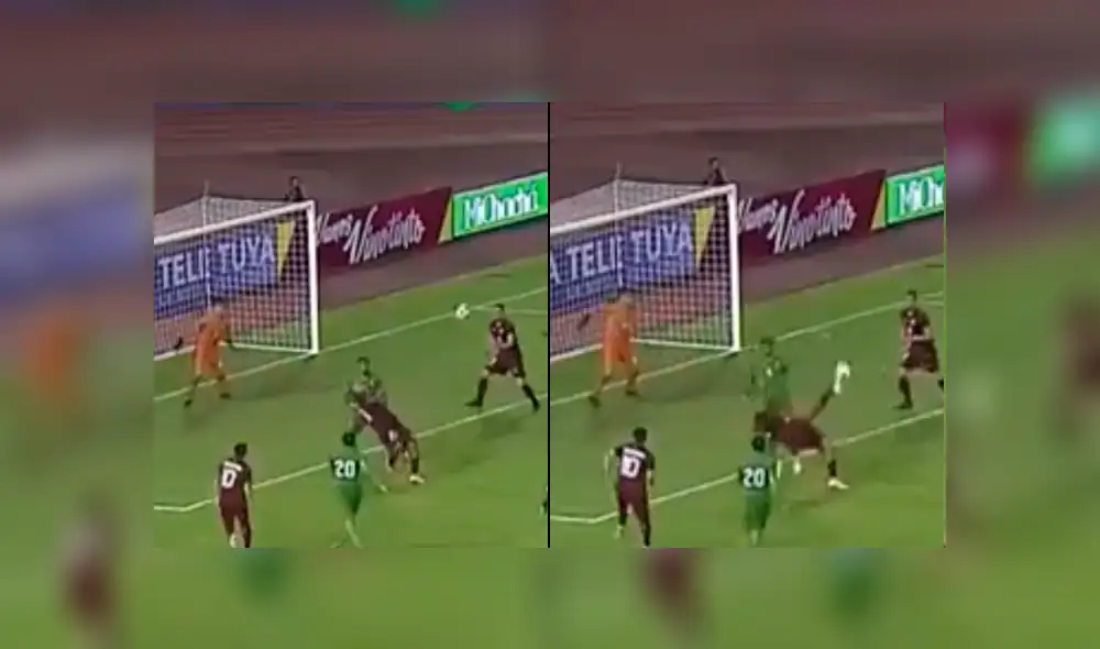 El golazo de Rondón ante Bolivia. Foto: Captura/TLT El golazo de Rondón ante Bolivia. Foto: Captura/TLT