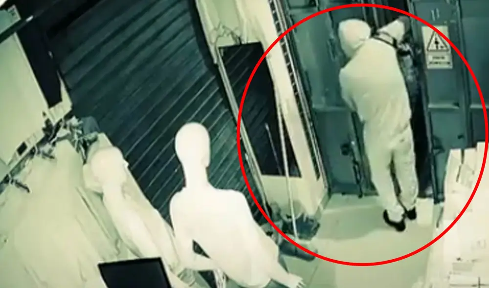 Cámaras de seguridad registraron el asalto ocurrido en el Cercado de Lima. Créditos: Panamericana.