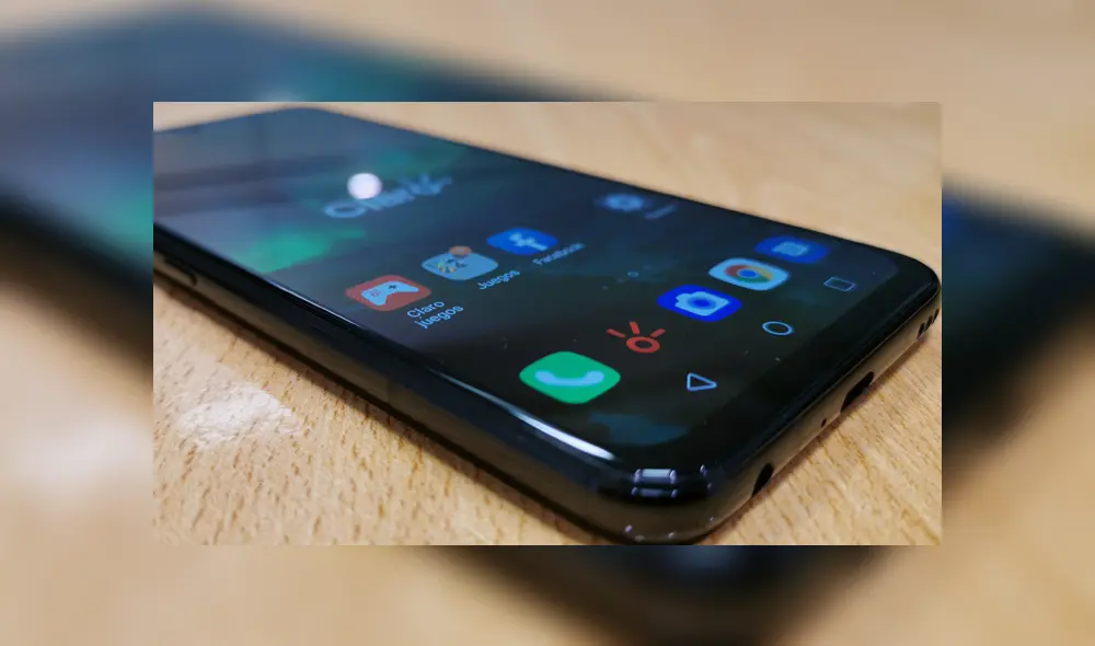 El teléfono funciona con Android 9 Pie. Foto: Juan José López Cuya. El teléfono funciona con Android 9 Pie. Foto: Juan José López Cuya.