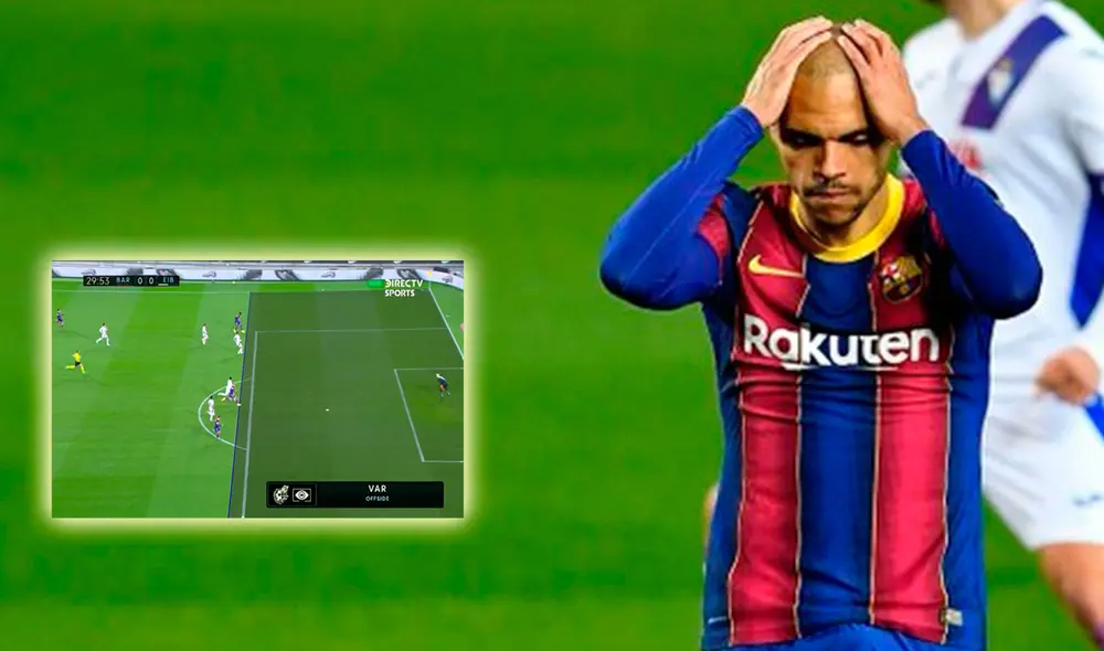 Barcelona y Eibar se enfrentan por la fecha 16 de LaLiga Santander. Foto: captura DirecTV Sports Barcelona y Eibar se enfrentan por la fecha 16 de LaLiga Santander. Foto: captura DirecTV Sports