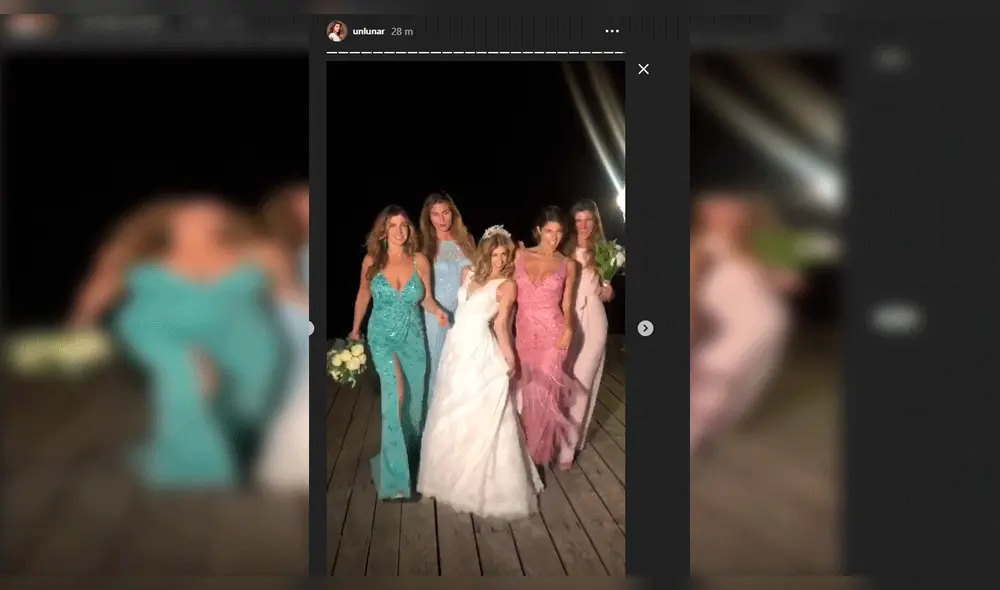 Stephanie y Bárbara Cayo sorprenden con sexys vestidos en boda de Fiorella [VIDEO]