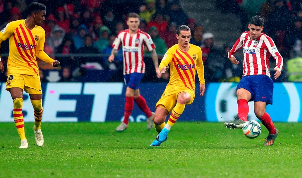 Barcelona vs.Atlético de Madrid en la Liga Santander. Barcelona vs.Atlético de Madrid en la Liga Santander.