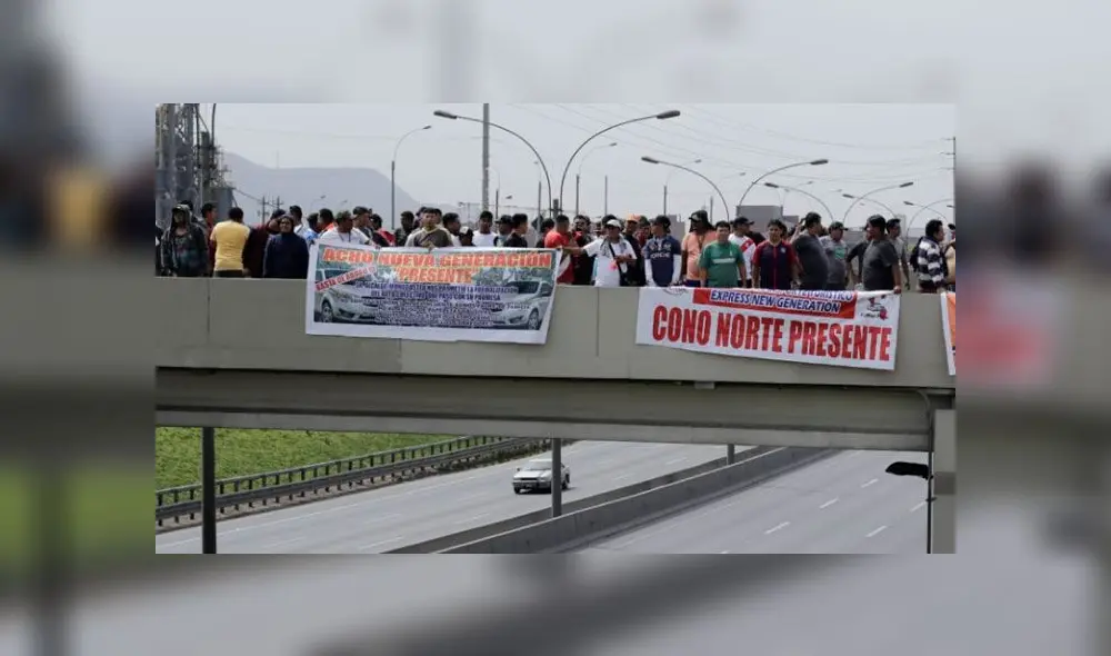 Paro de colectiveros: Policía restableció el orden en Plaza San Martín [VIDEO]