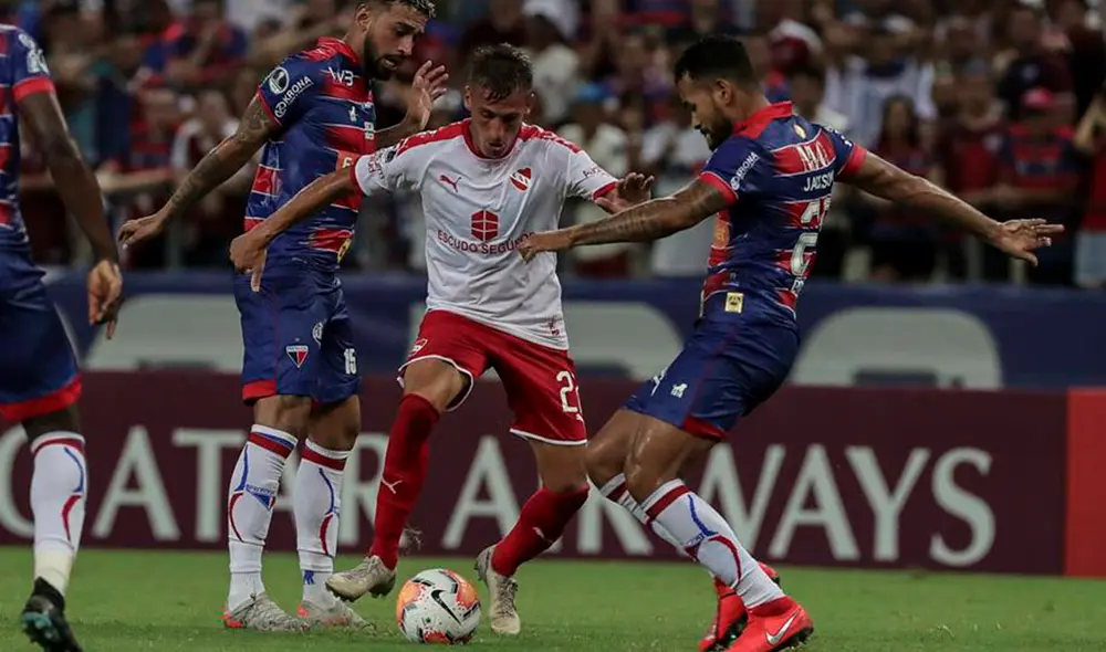 Independiente consiguió una angustiosa clasificación en Brasil. Foto: EFE. Independiente consiguió una angustiosa clasificación en Brasil. Foto: EFE.