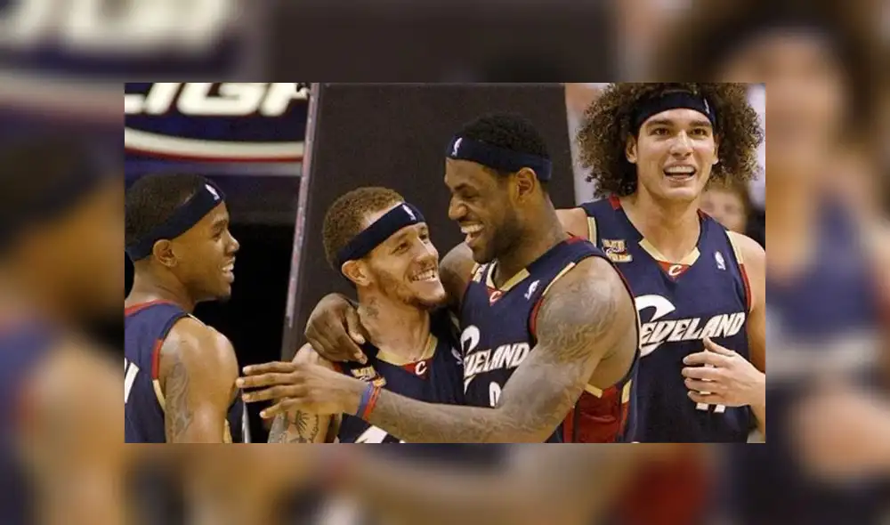 Delonte West y LeBron James, juntos en Cleveland. Foto: Difusión