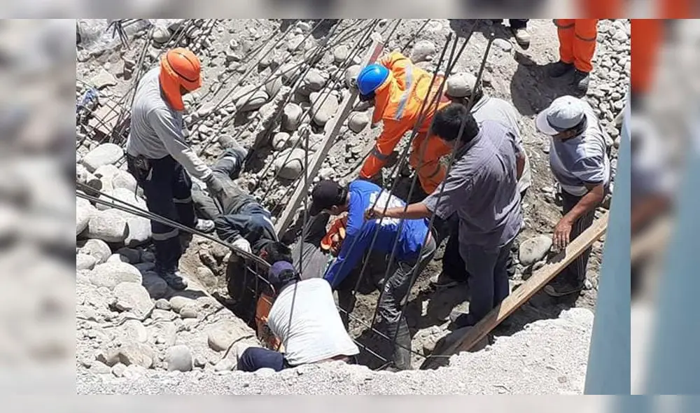 Los tres obreros fueron trasladados al hospital de Aplao, donde quedaron internados.