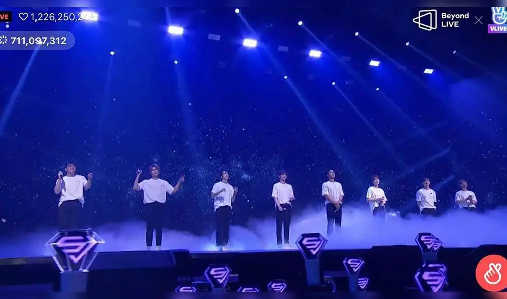Desliza para ver más fotos de SUPER JUNIOR en los Beyond Live. Créditos: SM Entertainment