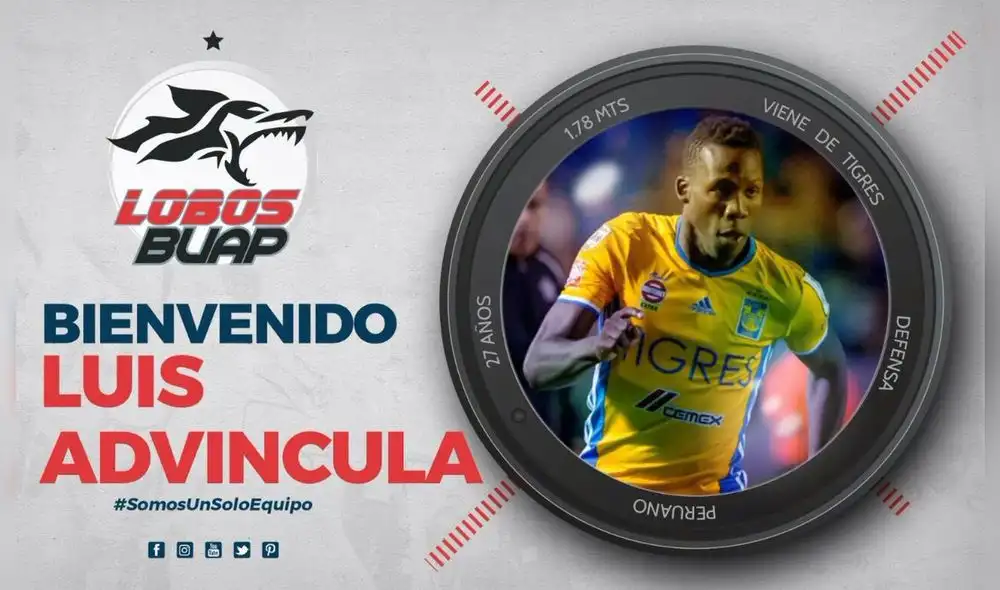 Fichajes 2017: Luis Advíncula es nuevo jugador de Lobos BUAP Fichajes 2017: Luis Advíncula es nuevo jugador de Lobos BUAP