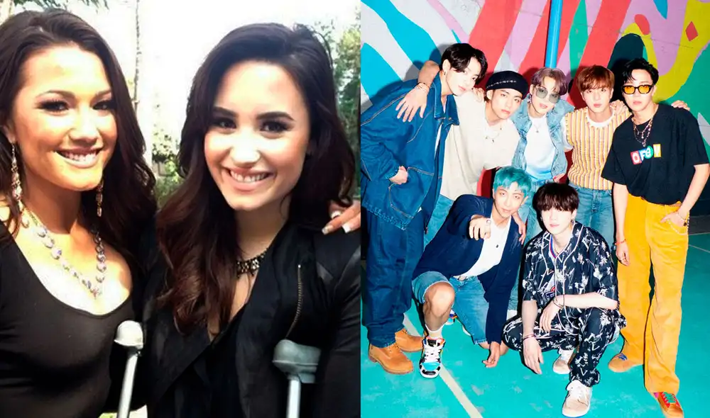 Dallas es la hermana mayor de Demi Lovato y juntas poseen gran talento para el canto. Foto: composición LR / Big Hit