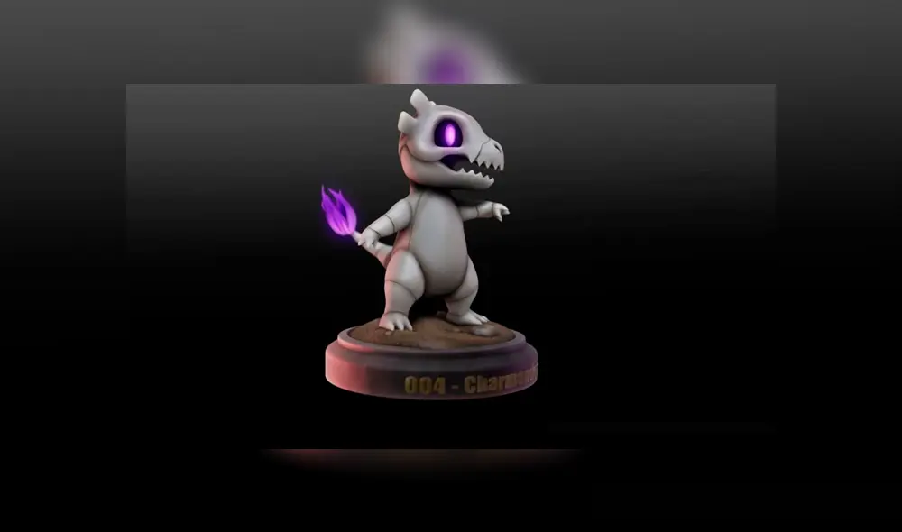Esto bien podría ser la forma de Galar de Charmander y de tipo fantasma.