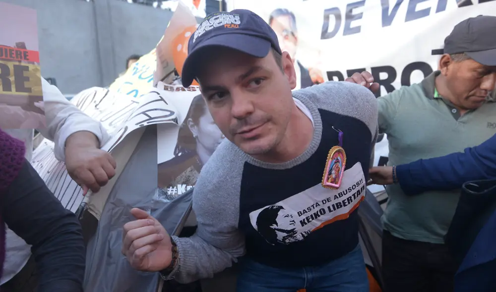 Mark Vito Villanella se encuentra en huelga de hambre. Foto: Javier Quispe. Mark Vito Villanella se encuentra en huelga de hambre. Foto: Javier Quispe.