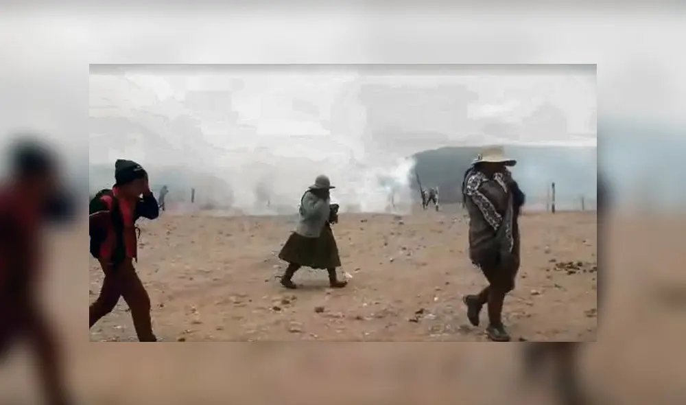 PROTESTA. Enfrentamiento, ocurrido ayer por la mañana, podría agravar conflicto social. PROTESTA. Enfrentamiento, ocurrido ayer por la mañana, podría agravar conflicto social.