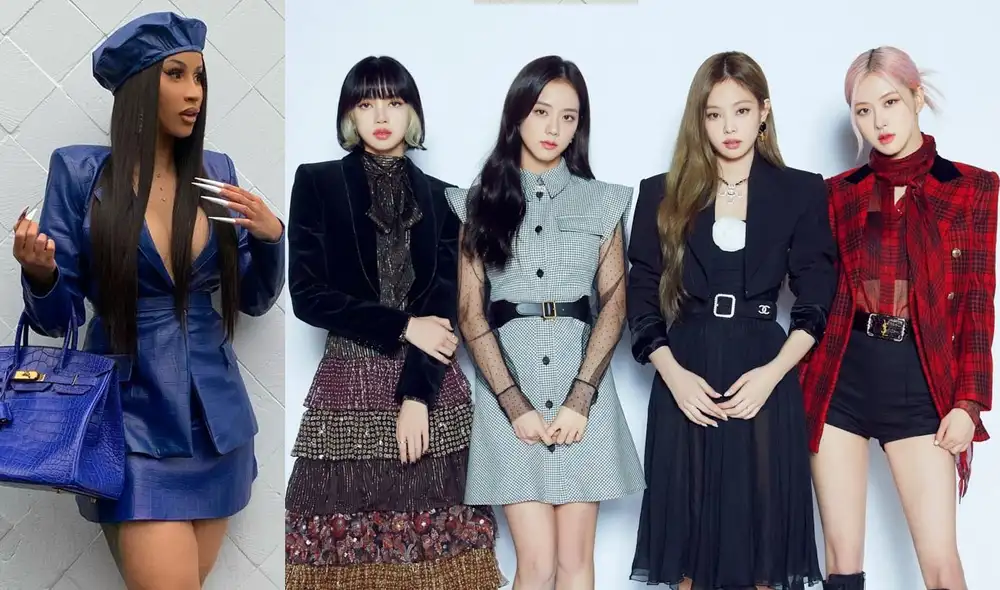 Desliza para ver más fotografías de BLACKPINK y Cardi B. Foto: YG Entertanment / @iamcardib Desliza para ver más fotografías de BLACKPINK y Cardi B. Foto: YG Entertanment / @iamcardib