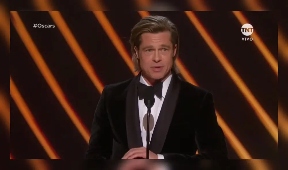 Brad Pitt en los Oscar 2020