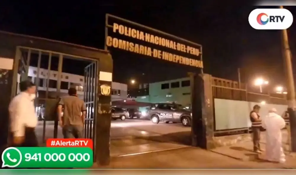 Los nueve detenidos se encuentran en la comisaría del distrito. Foto: Captura.