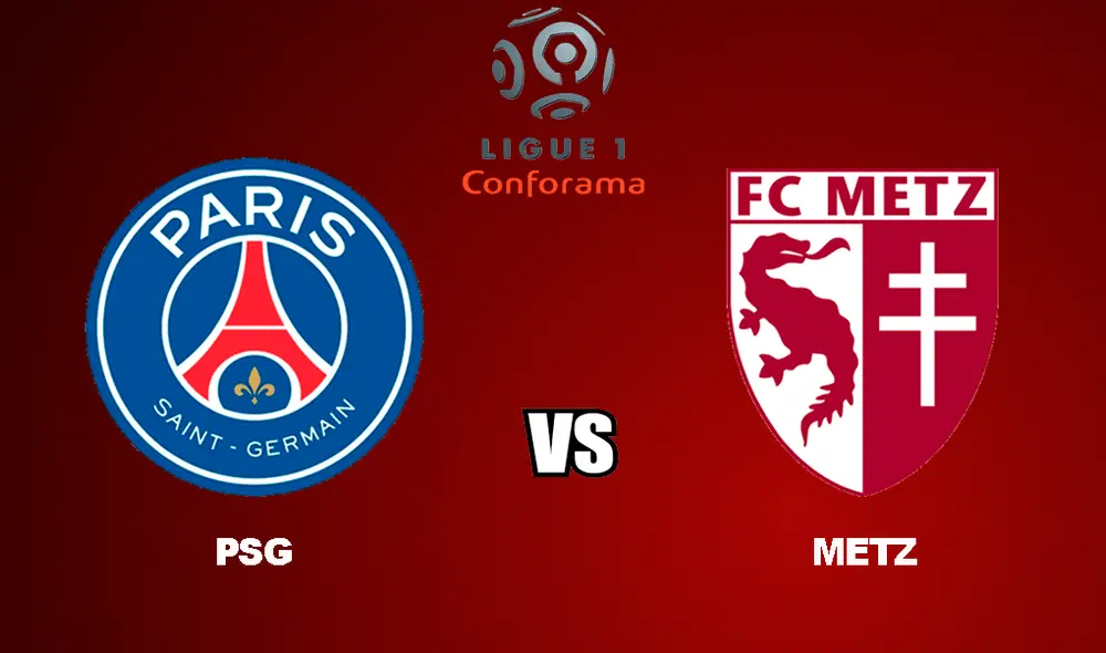 PSG vs Metz por la la cuarta fecha de la Ligue 1.