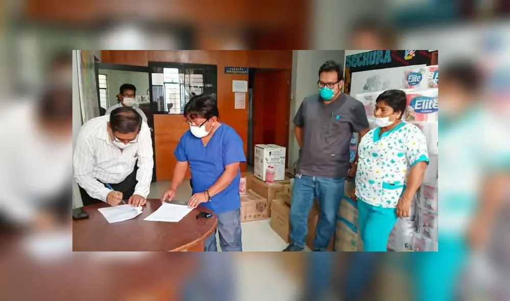 Entregan insumos médicos para establecimiento de salud de Sechura (Piu Entregan insumos médicos para establecimiento de salud de Sechura (Piu