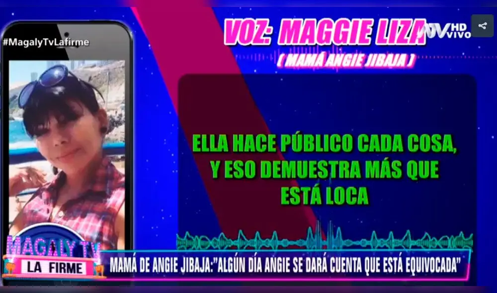 Maggie Liza tilda de "loca" a su hija Angie Jibaja tras ser acusada de robo [VIDEO]