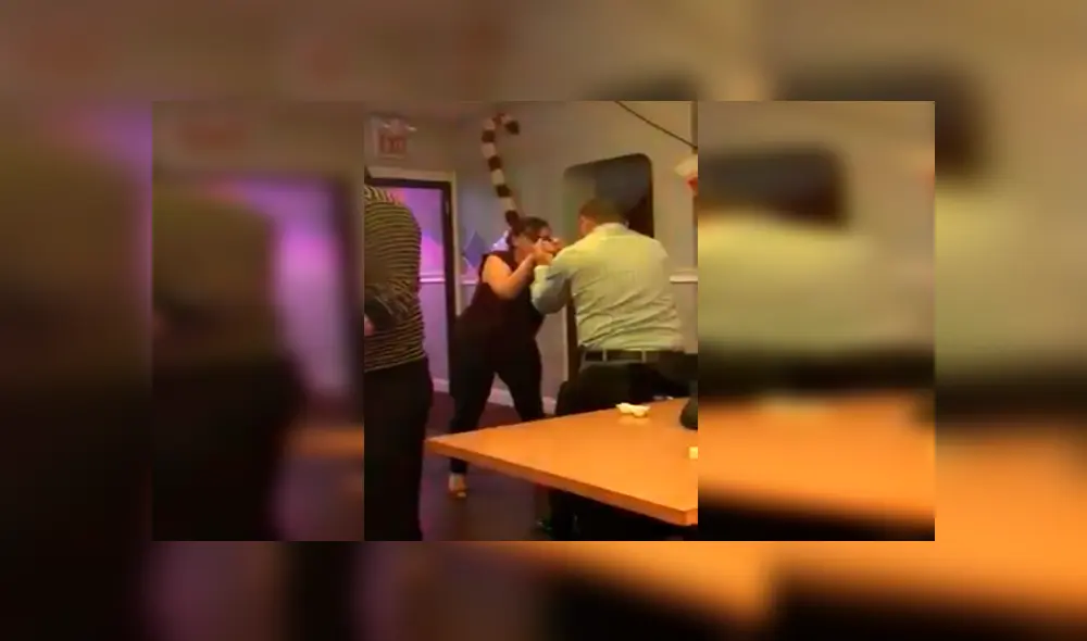 En Facebook, una pareja de esposos llamó la atención en una reunión por su curiosa coreografía. En Facebook, una pareja de esposos llamó la atención en una reunión por su curiosa coreografía.