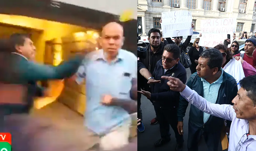 Colectivo 'La Resistencia' atacó a periodista. Foto: Captura/Michael Ramón. Colectivo 'La Resistencia' atacó a periodista. Foto: Captura/Michael Ramón.