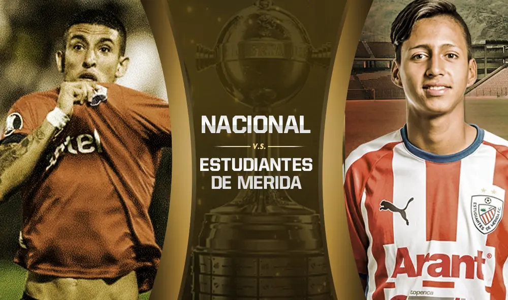 Nacional vs. Mérida por la segunda fecha del Grupo F de la Copa Libertadores. Foto: Diseño GLR