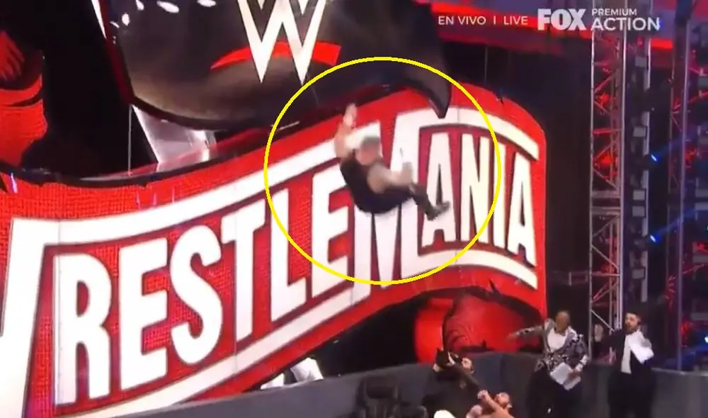 Un mega 'Bombazo' se dio en plena Wrestlemania 36. Foto: Captura Un mega 'Bombazo' se dio en plena Wrestlemania 36. Foto: Captura