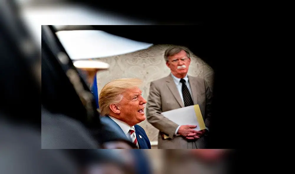 John Bolton en el Salón Oval con Donald Trump el año pasado. Foto: EFE John Bolton en el Salón Oval con Donald Trump el año pasado. Foto: EFE