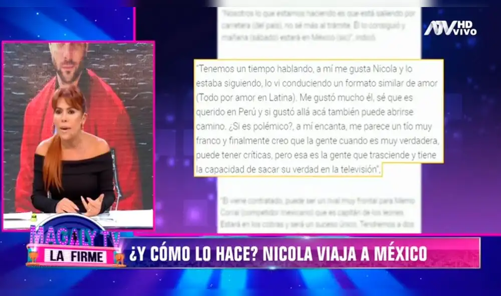 “La inmovilidad es para todos. él no tiene corona ¿o sí?", se preguntó la figura de ATV. Foto: captura ATV
